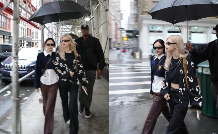 Blackpinks Rose and Jennie Spark Controversy with Bodyguard Umbrellas Blackpinks Rose and Jennie Spark Controversy with Bodyguard Umbrellas