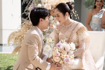 Kambum Preeyada Sittachai Marries Boyfriend Kantaporn Harnphanich in Grand Thai Chinese Ceremony
