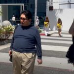 Bang Si hyuk Spotted in Los Angeles with BJ Juice Seyeon