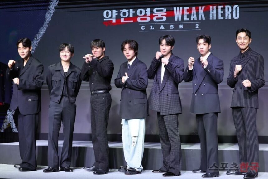 Cast of ‘Weak Hero Class 2 Gathers for Netflix Press Conference in Seoul