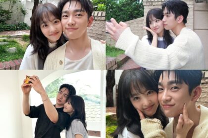 Our Unwritten Seoul Stars Park Bo young and Park Jin young Tease Sweet Moments in BTS Photos