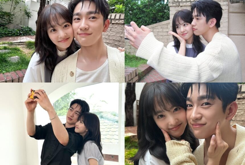 Our Unwritten Seoul Stars Park Bo young and Park Jin young Tease Sweet Moments in BTS Photos Our Unwritten Seoul Stars Park Bo young and Park Jin young Tease Sweet Moments in BTS Photos