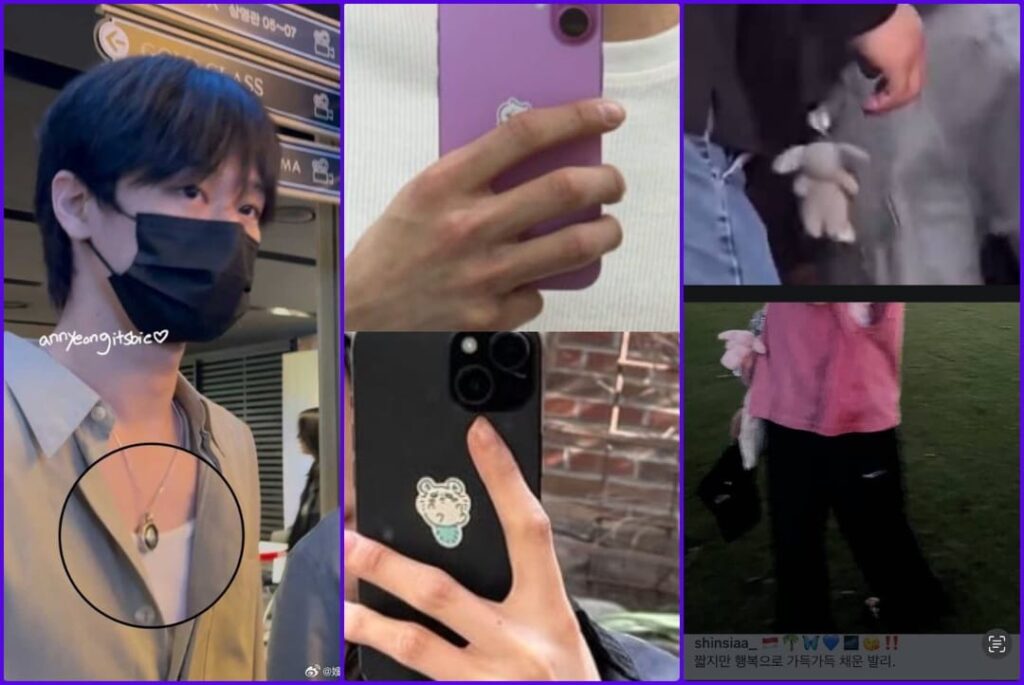 Matching Accessories Insta Clues Juyeon x Shin Si ah Matching Accessories Insta Clues Juyeon x Shin Si ah