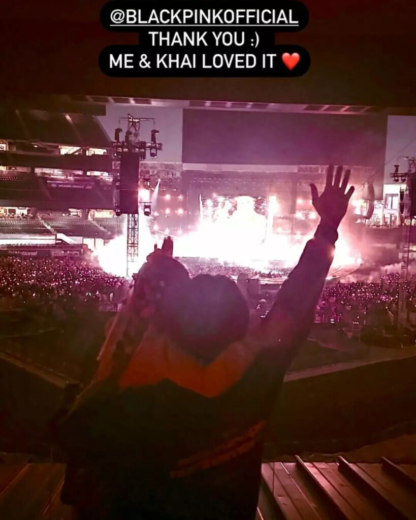 Zayn Malik Spotted at BLACKPINK Concert with Daughter Kai