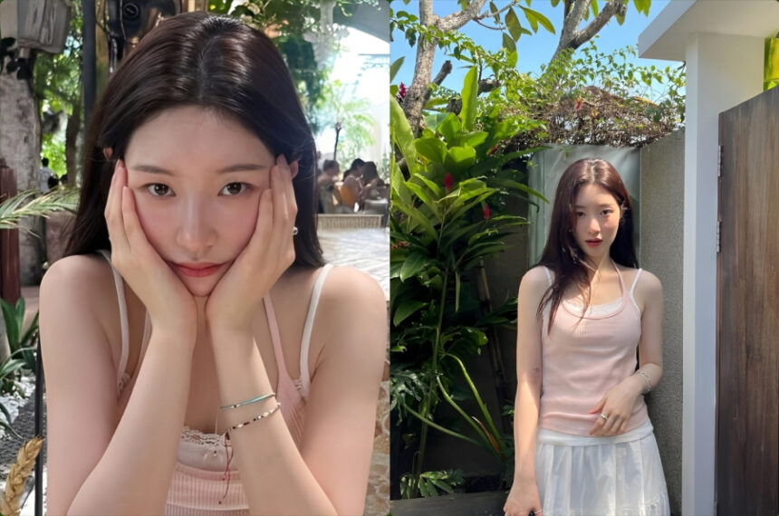 Jung-Chae-yeon photos from her trip to Bali on Instagram