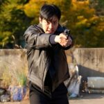 Jang Dong-yoon Holding a Gun in SBS Drama