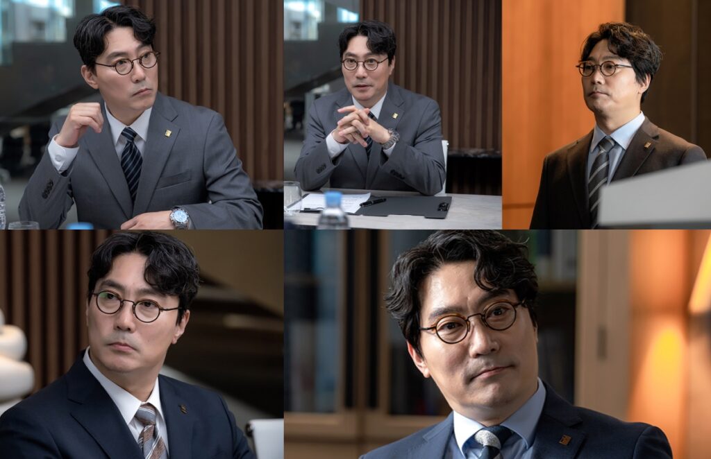 Hong Seo joon as Kim Yul Seong in JTBCs ‘Beyond the Bar Actor Hong Seo-joon portraying Kim Yul-Seong, a composed and fair head of litigation, in the JTBC drama ‘Beyond the Bar’.