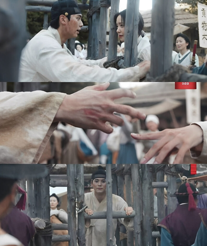Im Yoon ah Meets Lee Chae min in Bon Appetit Your Majesty Finale Episode Im Yoon-ah and Lee Chae-min in Bon Appetit, Your Majesty episode 16 final scene — Yeon Ji-yeong promises to rescue Yi Heon during his exile (tvN drama ending, Sept. 28).