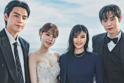 The cast of “Dear X” (Kim You-jung, Kim Young-dae, Kim Do-hoon, Lee Yeol-eum) at the 30th Busan International Film Festival.